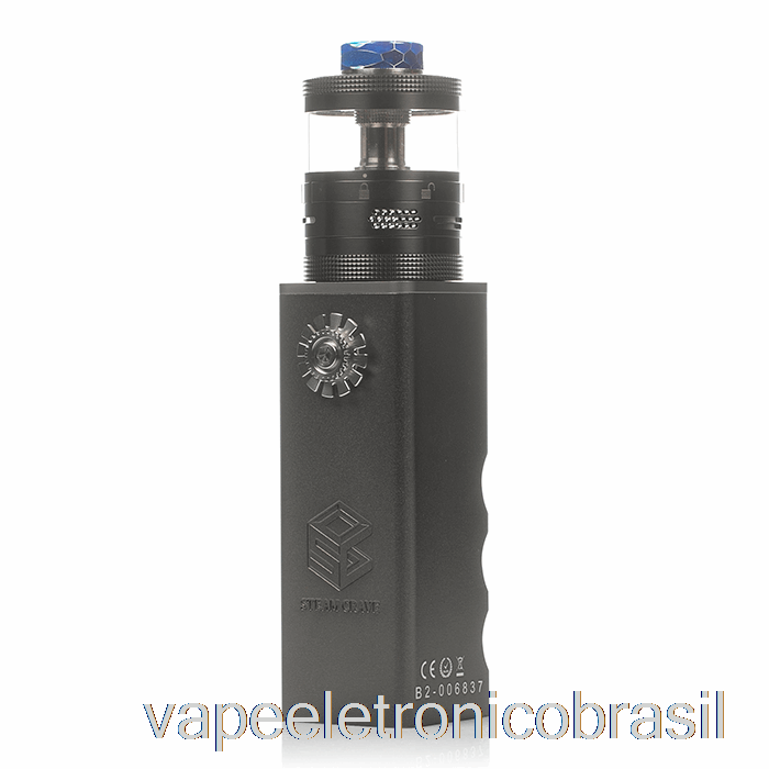 Vape Recarregável Steam Crave Titan Advanced Combo Rdta Starter Kit Gunmetal